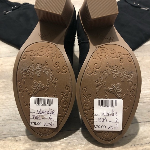 Sugar Wendie Black Boots sz 6 - Picture 6 of 6